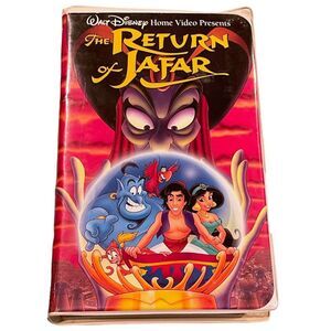 The Return of Jafar (VHS, 1994) TESTED Tape And Case